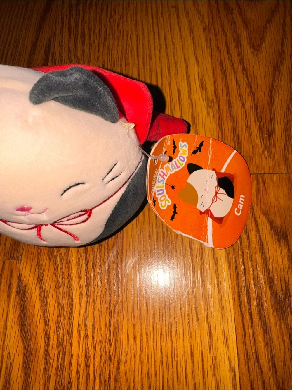 Squishmallows Calico Cat Plush - White, Orange, Gray, Red
